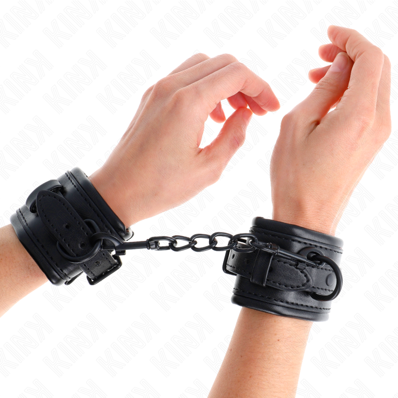 KINK - WRIST RESTRAINTS BLACK ADJUSTABLE 20-30 CM X 6 CM - 4