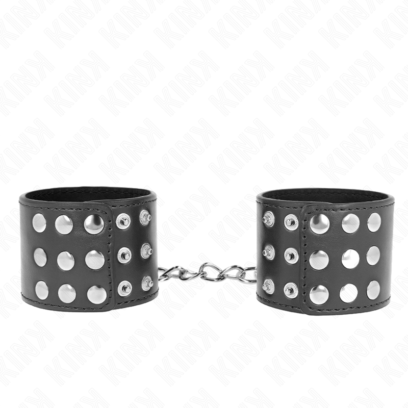 KINK - WRIST RESTRAINTS WITH SNAP FASTEN BLACK ADJUSTABLE 19-24 CM X 5.5 CM - 4