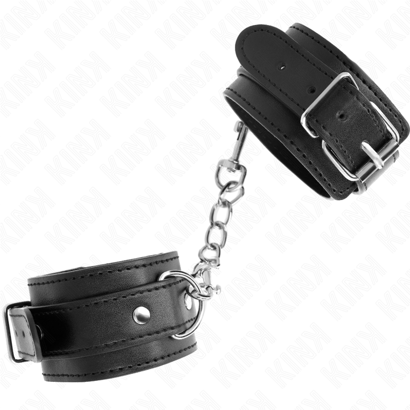 KINK - THIN WRIST RESTRAINTS BLACK ADJUSTABLE 21-33 CM - 2