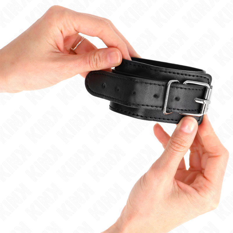 KINK - THIN WRIST RESTRAINTS BLACK ADJUSTABLE 21-33 CM - 3