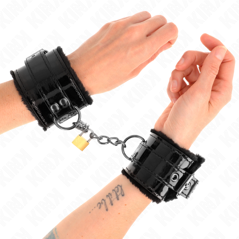 KINK - LIGHT WRIST RESTRAINTS WITH A COPPER LOCK ADJUSABLE 17-29 CM X 5.5 CM - 4