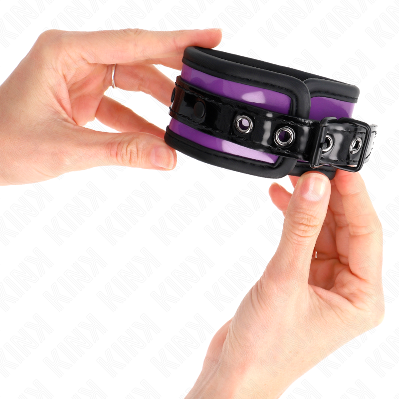 KINK - NEOPRENE WRIST RESTRAINTS LIGHT PURPLE AJUSTABLE 21-28 CM X 5 CM - 4