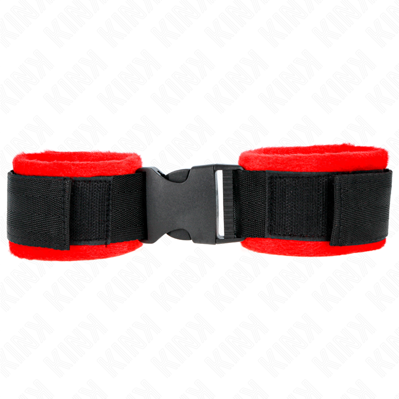KINK - NYLON BIND HOOK&LOOP WRIST RESTRAINTS BLACK MODEL 1 AJDUSTABLE 25-35 CM X 6 CM - 1