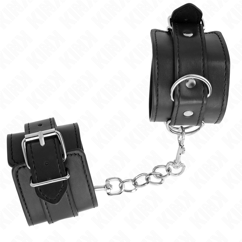 KINK - SIMPLE WRIST RESTRAINTS BLACK ADJUSTABLE 20-23 CM X 5.5 CM - 2