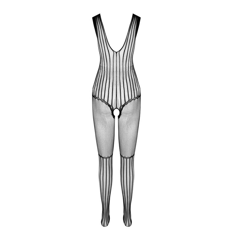 PASSION - BS 103 BODYSTOCKING RED ONE SIZE - 4