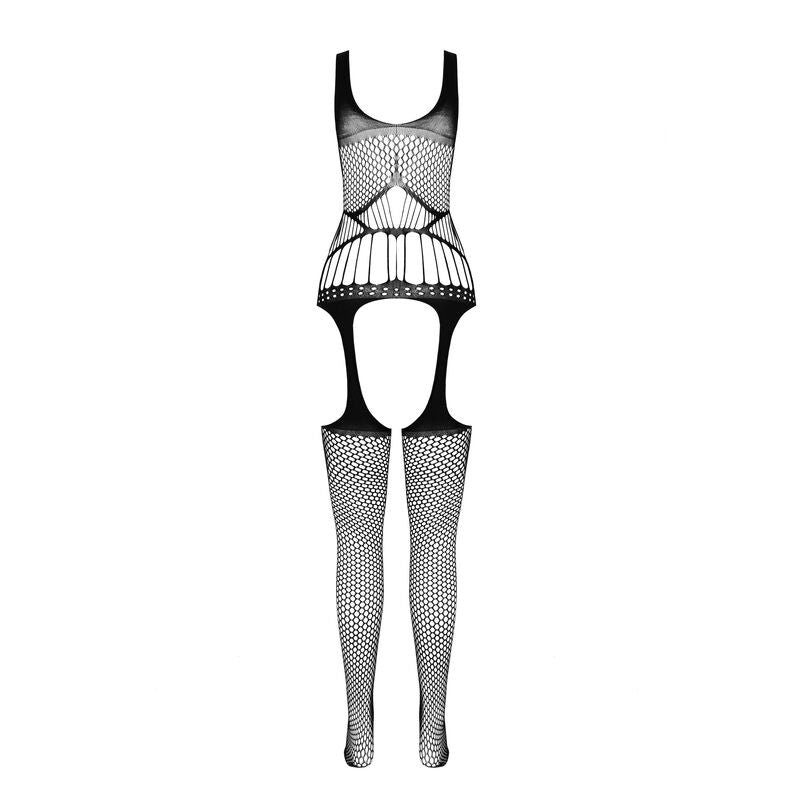 PASSION - BS 106 BODYSTOCKING WHITE ONE SIZE - 3