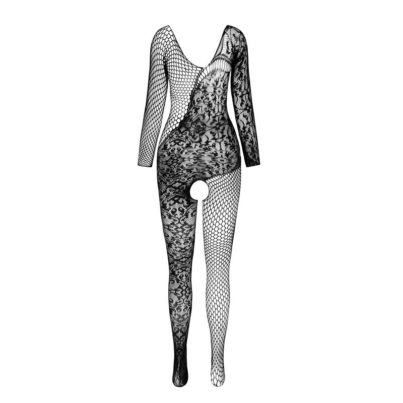 PASSION - BS 107 BODYSTOCKING WHITE ONE SIZE - 3
