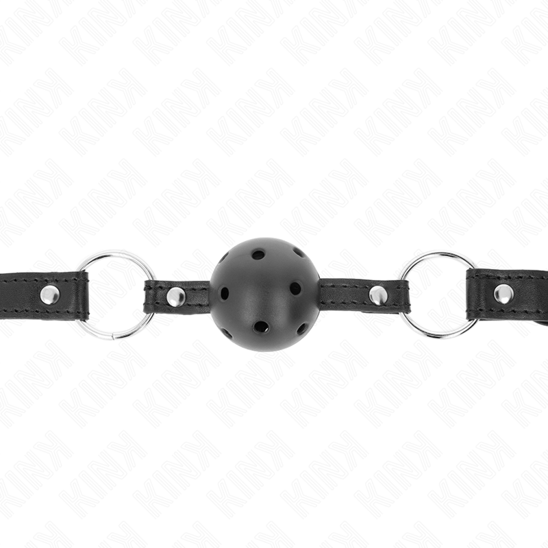 KINK - HARD BLACK HOLLOW BALL 4.5 CM GAG MODEL 1 63.5 X 2 CM