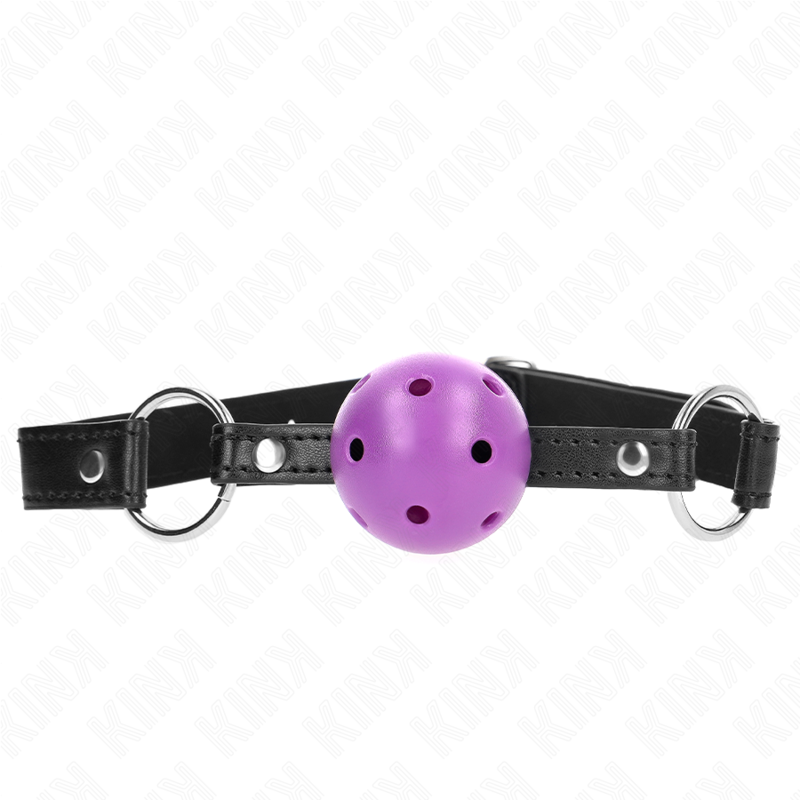 KINK - HOLLOW HARD PURPLE BALL 4.5 CM GAG 63.5 X 2 CM - 4
