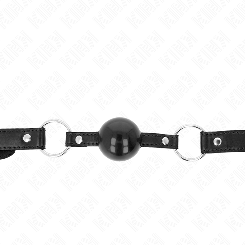 KINK - BLACK TPE BALL 4 CM GAG 60 x 2 CM - 3