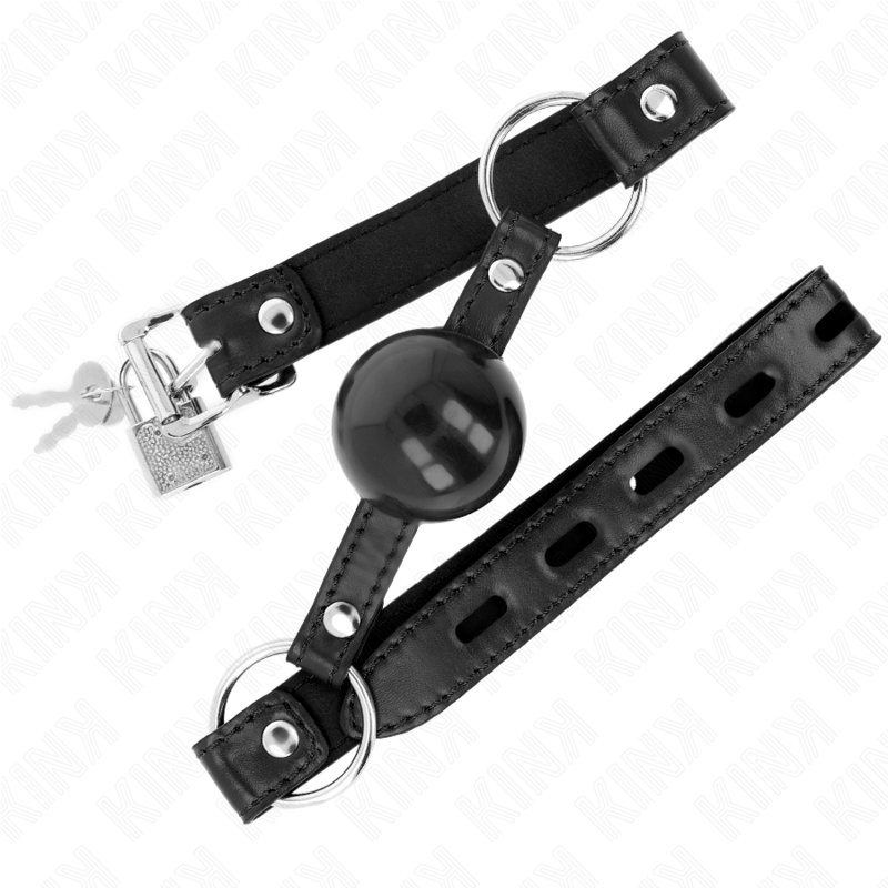 KINK - BLACK TPE BALL 4 CM GAG 60 x 2 CM - 2