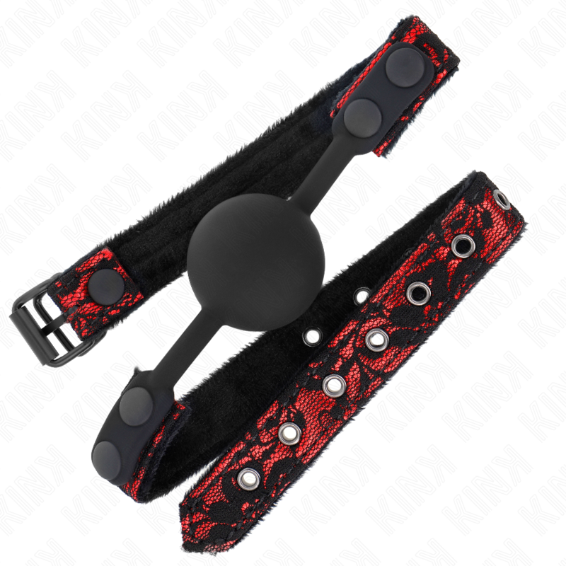 KINK - SCANDAL SILICONE BALL 4 CM GAG MODEL 1 65 x 2 CM - 3