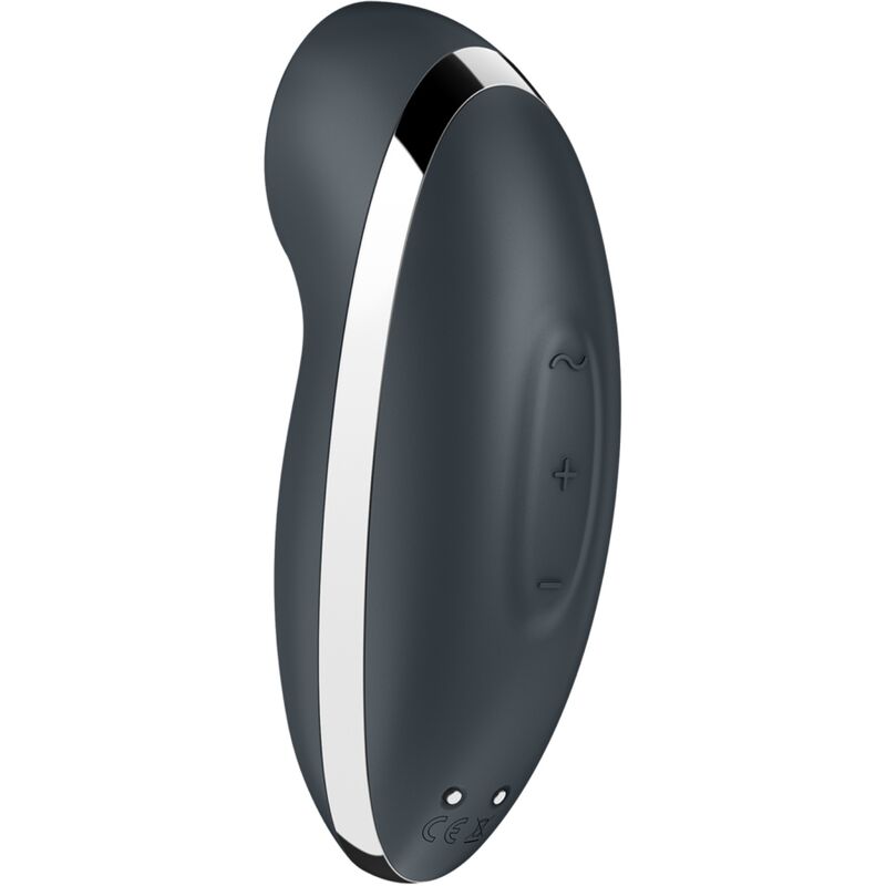 SATISFYER - TAP & CLIMAX 2 VIBRATOR & STIMULATOR GREY - 5