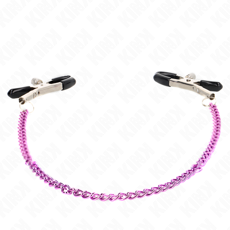 KINK - CHAIN NIPPLE CLAMPS PURPLE 30 CM - 2