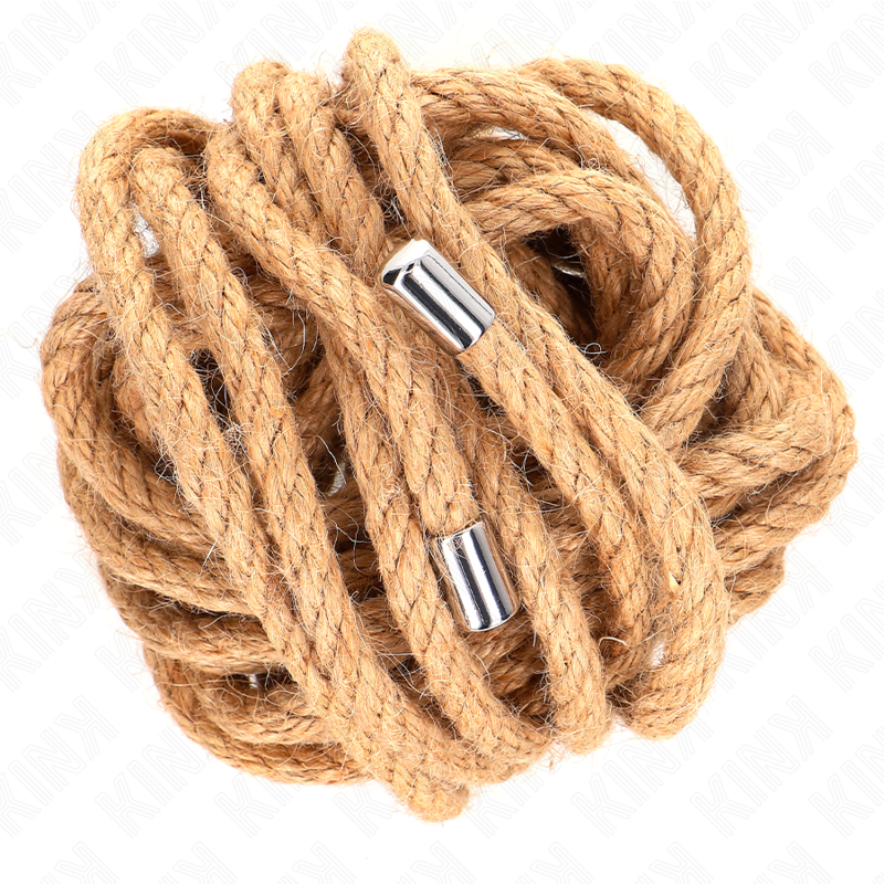 KINK - HEMP ROPE WITH METAL HEAD 5 METER - 4