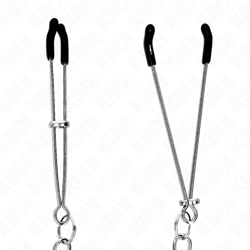 KINK - THIN NIPPLE CLAMPS WITH THICK CHAIN 30 CM - 2