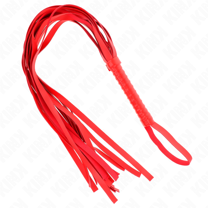 KINK - RED SHORT HANDLE LONG TAIL WHIP 70 CM - 4