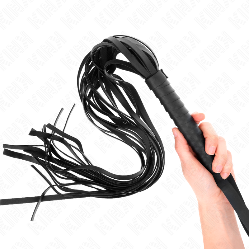 KINK - NEGRO SHORT HANDLE LONG TAIL WHIP 70 CM - 2