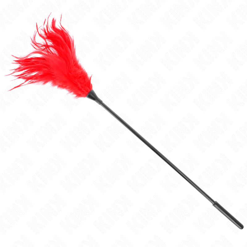 KINK - MULTIPLE RED TICKLE FEATHERS 45 CM - 2