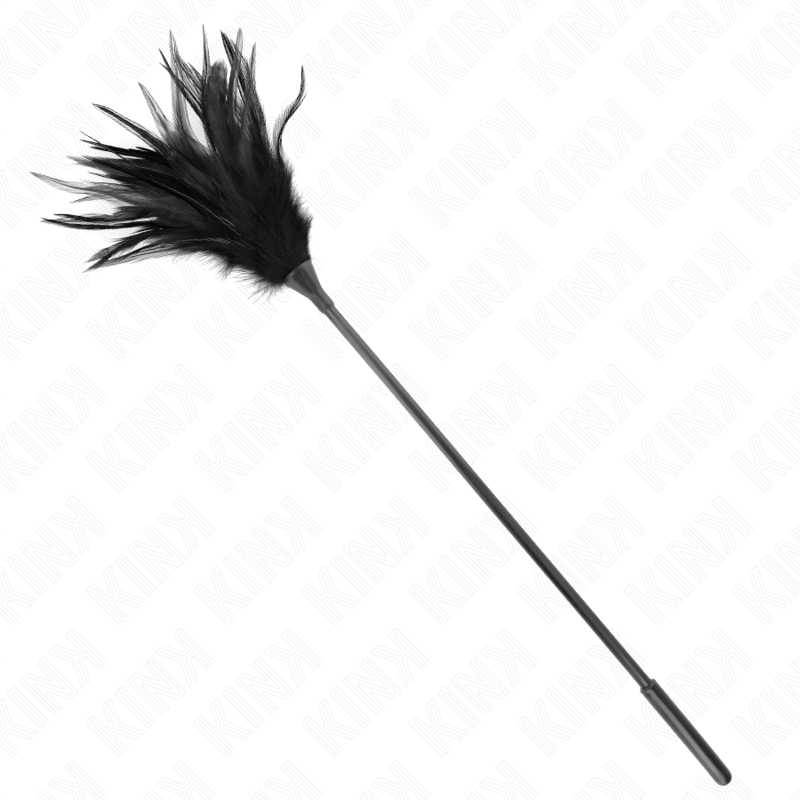 KINK - MULTIPLE BLACK TICKLE FEATHERS 45 CM - 1