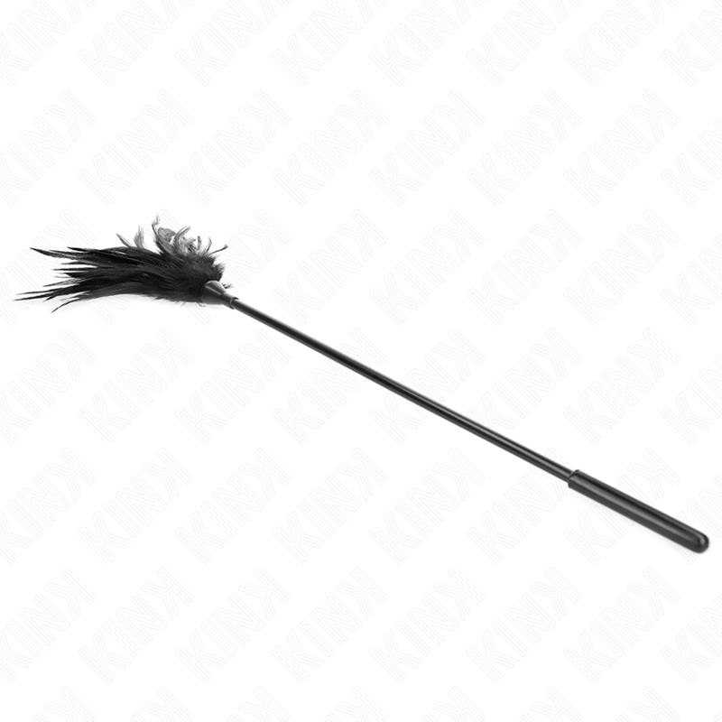 KINK - MULTIPLE BLACK TICKLE FEATHERS 45 CM - 2