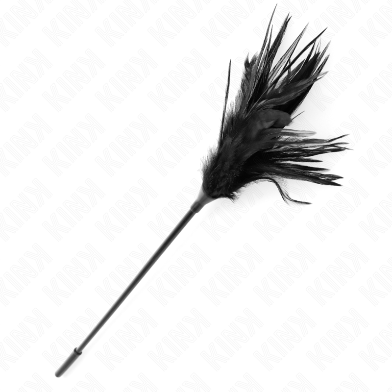KINK - MULTIPLE BLACK TICKLE FEATHERS 45 CM - 3