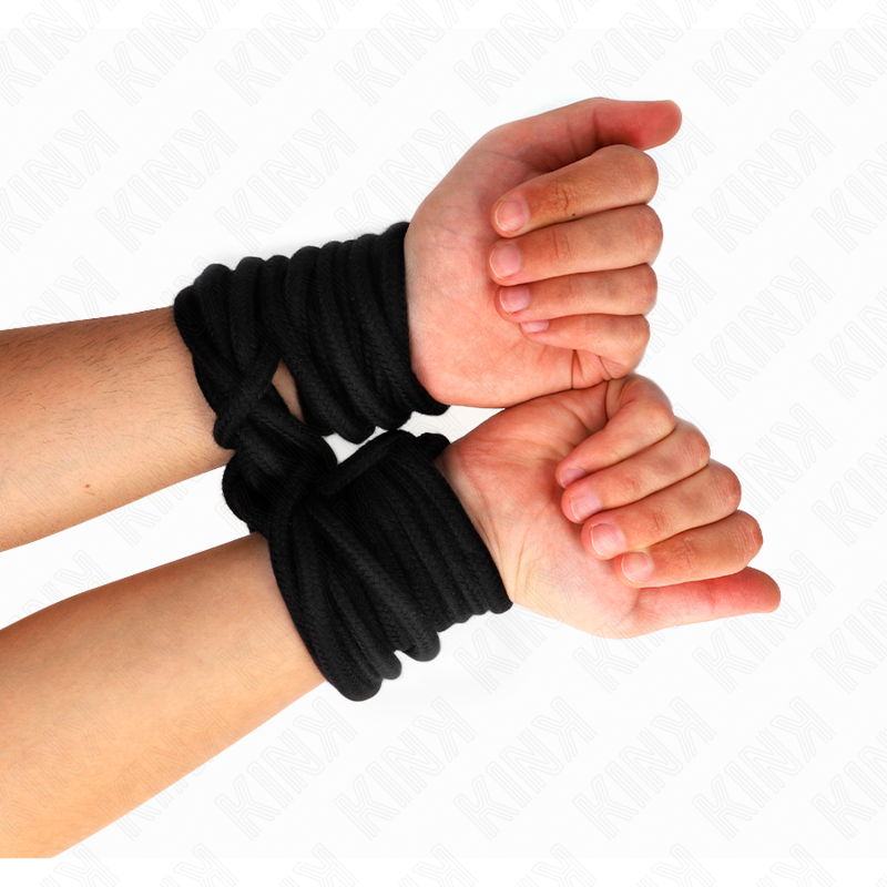 KINK - COTTON ROPE 10 METER BLACK - 2
