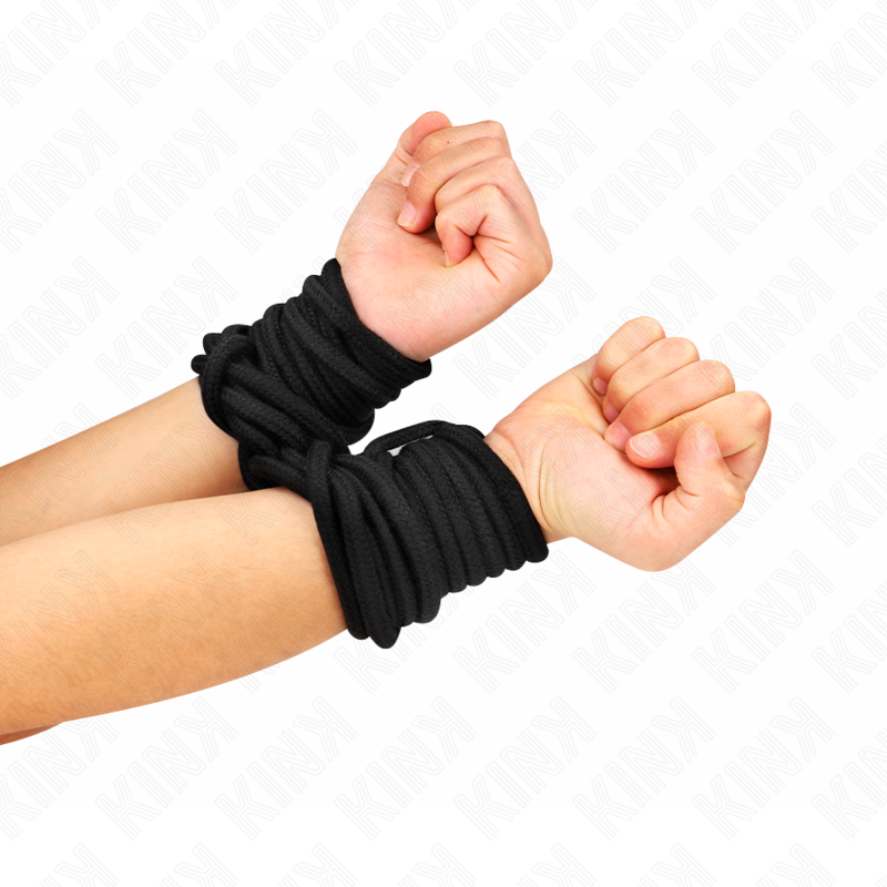 KINK - COTTON ROPE 10 METER BLACK - 4