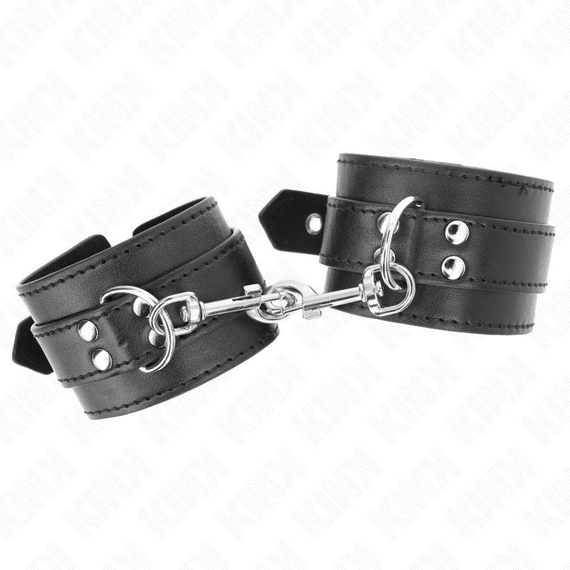 KINK - WRIST RESTRAINTS WITH STUDS 35 X 6 CM - 2
