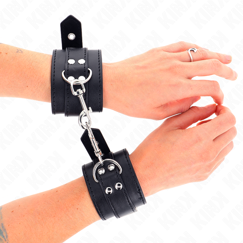 KINK - WRIST RESTRAINTS WITH STUDS 35 X 6 CM - 3