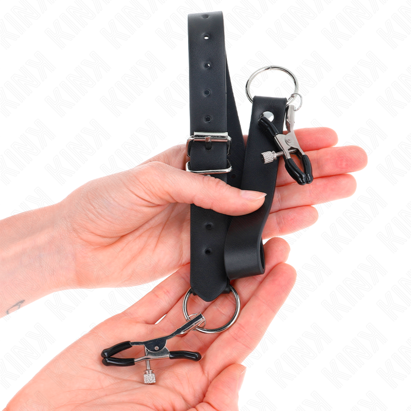 KINK - 4 CLIT CLAMPS ADJUSTABLE 34-48 CM - 2