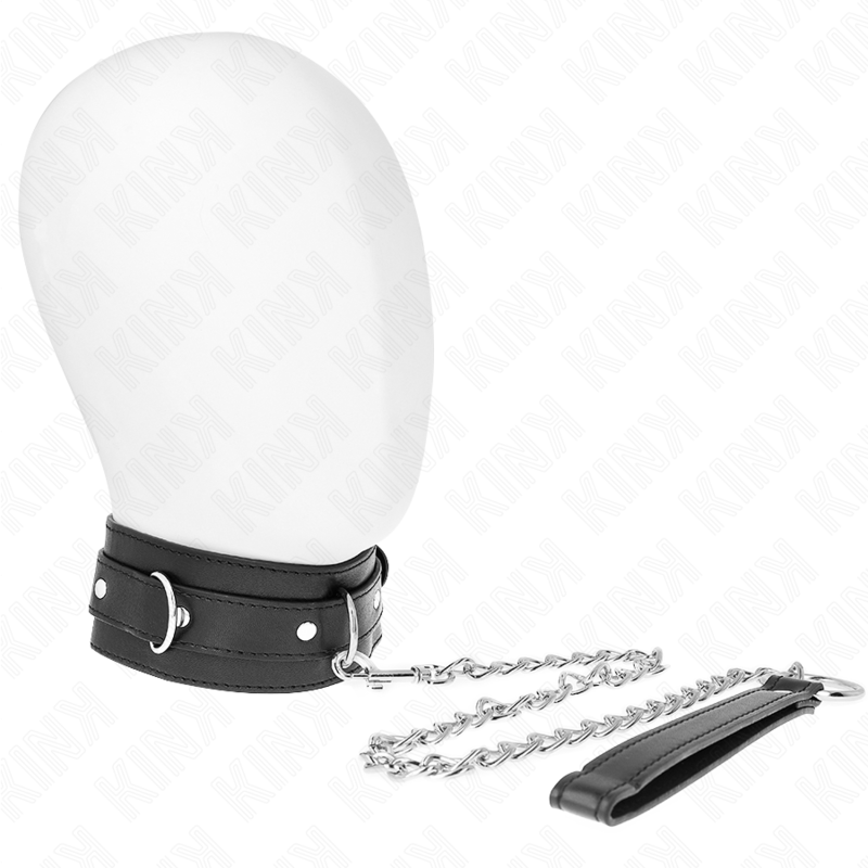 KINK - COLLAR WITH BELT 65 CM WITH STRAP BLACK 54 X 4.5 CM - 4
