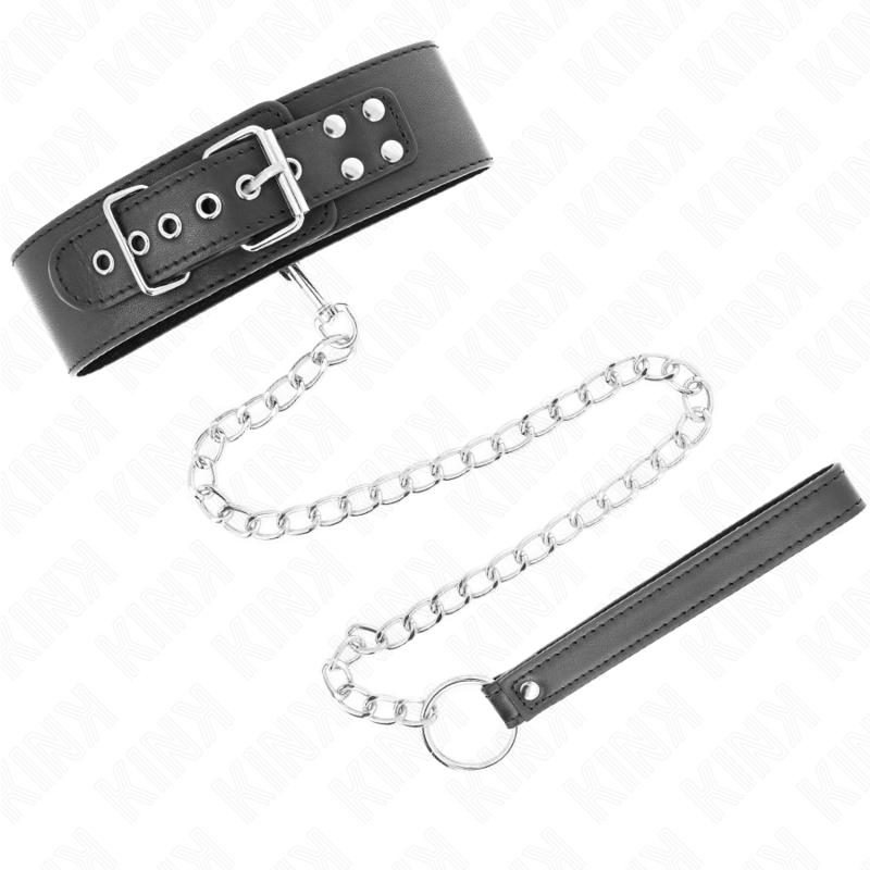 KINK - BASIC MODEL COLLAR WITH LEASH 65 CM MODEL 0 - 4