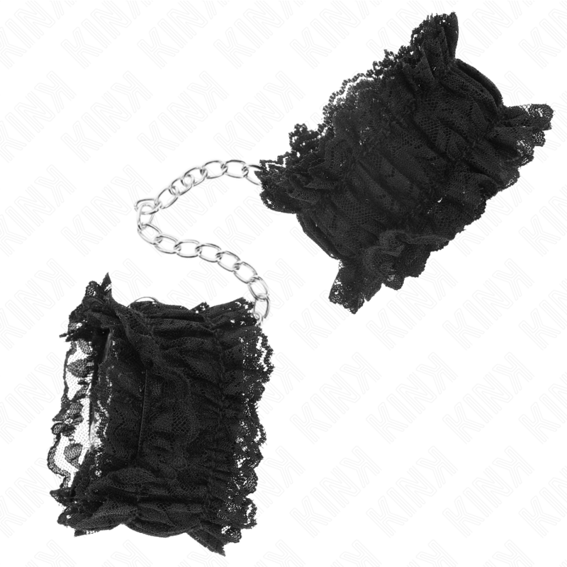 KINK - LACE ELASTIC WRIST RESTRAINTS NEGRO - 2