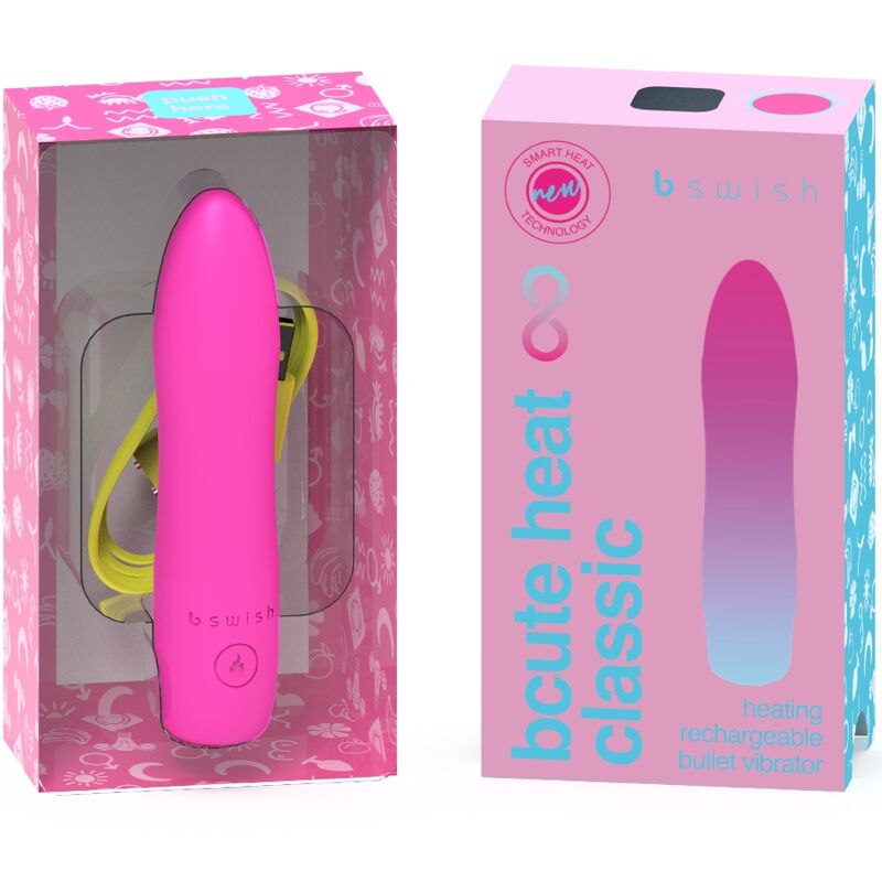 B SWISH - BCUTE INFINITE HEAT CLASSIC HEATABLE VIBRATOR PINK - 7