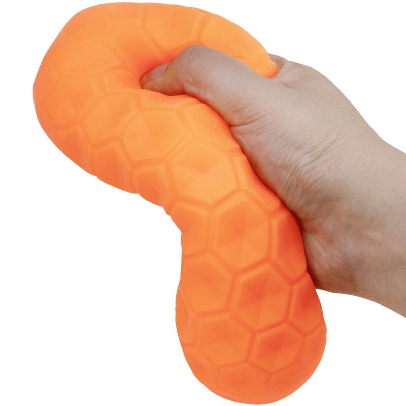 PRETTY LOVE - TWIN BALLS MALE MASTURBATOR ORANGE - 2