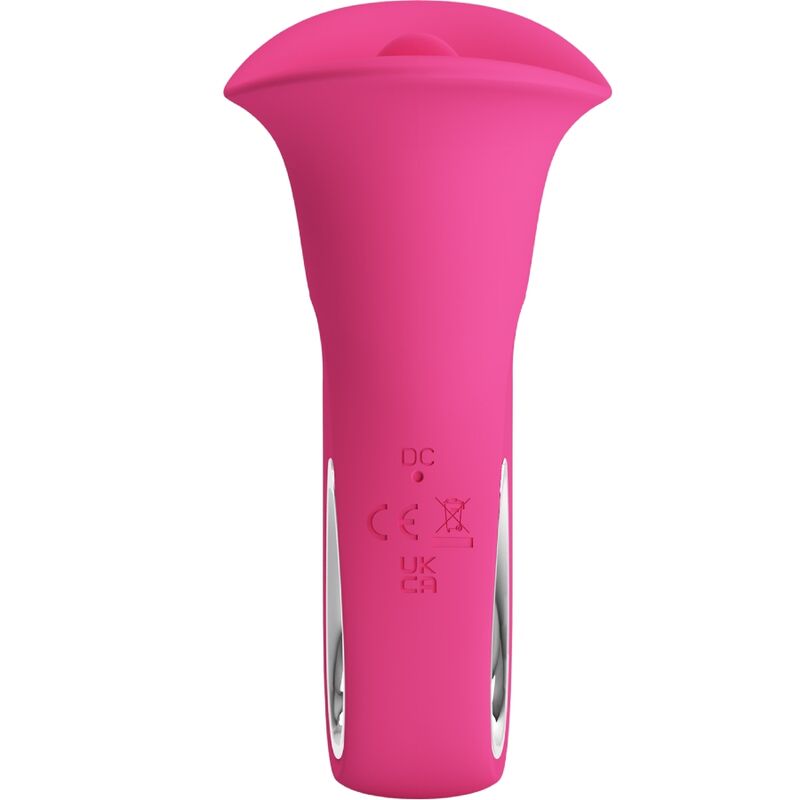 PRETTY LOVE - CLYDE ORAL VIBRATOR VIBRATING TONGUE 12 VIBRATIONS PINK - 9