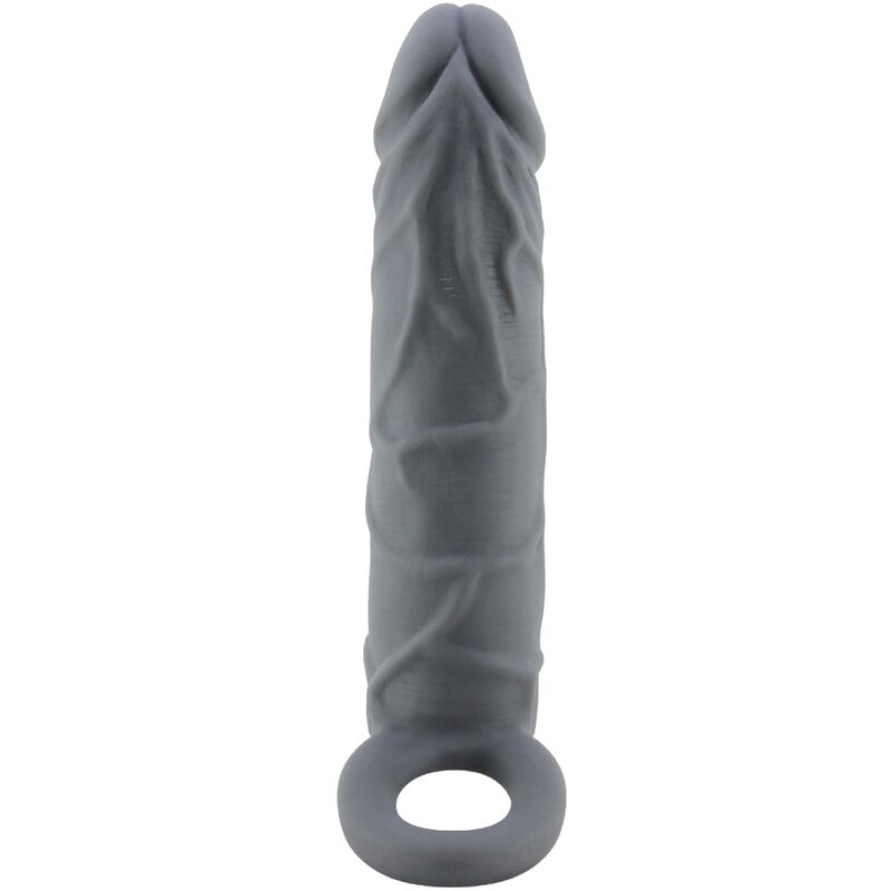PRETTY LOVE - REALISTIC SKIN PENIS SLEEVE DARK GREY - 3