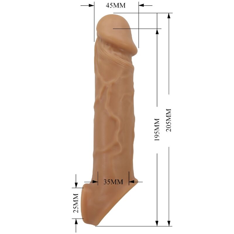 PRETTY LOVE - REALISTIC SKIN PENIS SLEEVE FLESH - 4