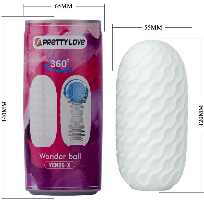 PRETTY LOVE - VENUS X MALE MASTURBATOR MODEL 3 WHITE - 3