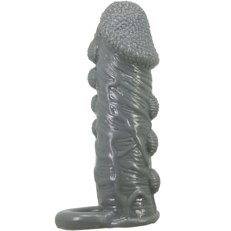 PRETTY LOVE - REALISTIC PENIS ENLARGER AND DELAY SLEEVE GREY - 6