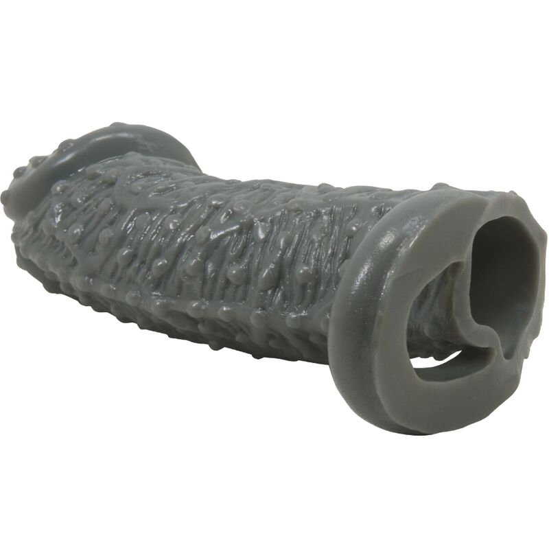 PRETTY LOVE - REALISTIC PENIS ENLARGER AND DELAY SLEEVE MODEL 2 GREY - 2