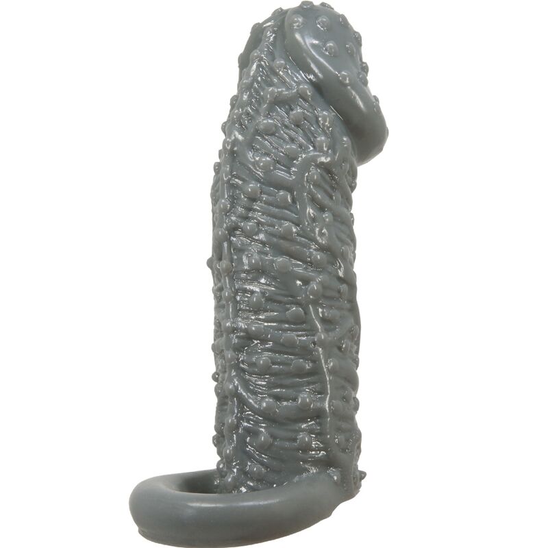 PRETTY LOVE - REALISTIC PENIS ENLARGER AND DELAY SLEEVE MODEL 2 GREY - 6