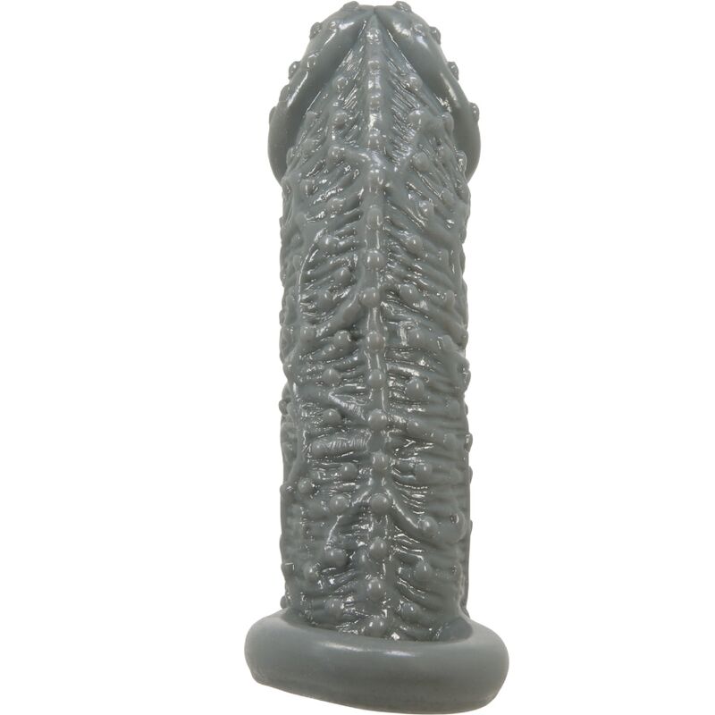 PRETTY LOVE - REALISTIC PENIS ENLARGER AND DELAY SLEEVE MODEL 2 GREY - 8