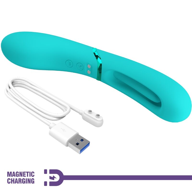 ROMANCE - LEXIE G-SPOT VIBRATOR 7 VIBRATIONS BLUE - 3