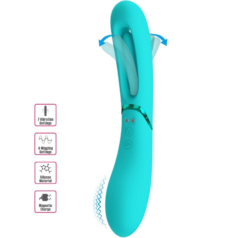 ROMANCE - LEXIE G-SPOT VIBRATOR 7 VIBRATIONS BLUE - 5