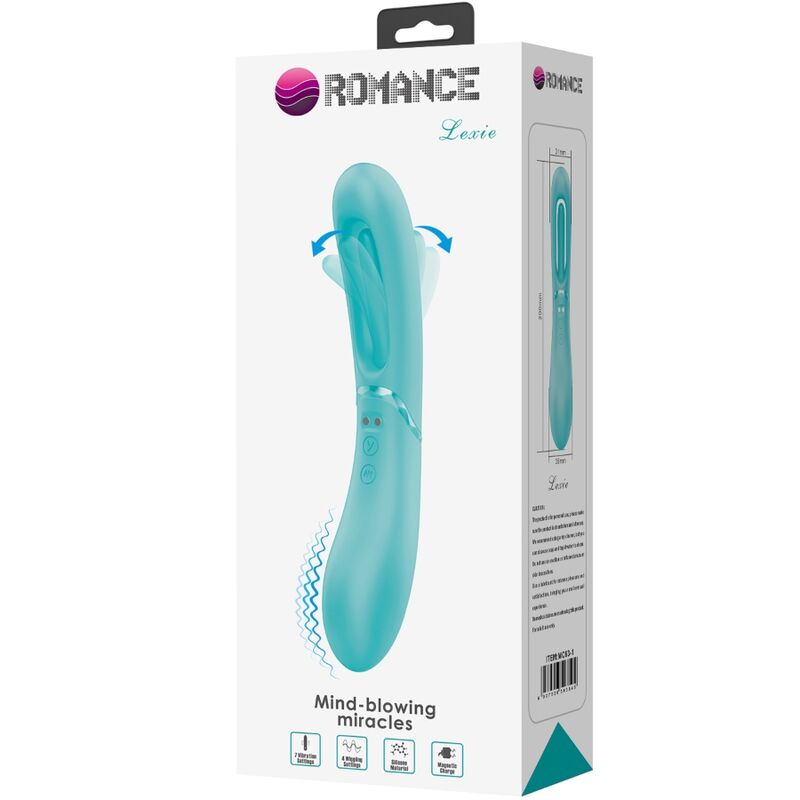 ROMANCE - LEXIE G-SPOT VIBRATOR 7 VIBRATIONS BLUE - 7