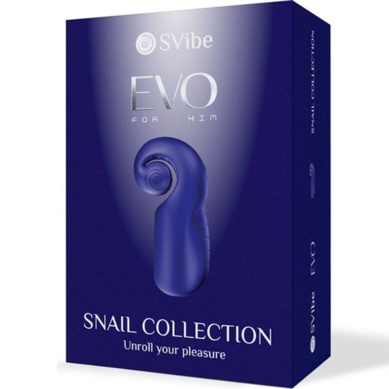 SNAIL VIBE - EVO FOR HIM MALE MASTURBATOR SLIDE NROLL DARK BLUE - 5
