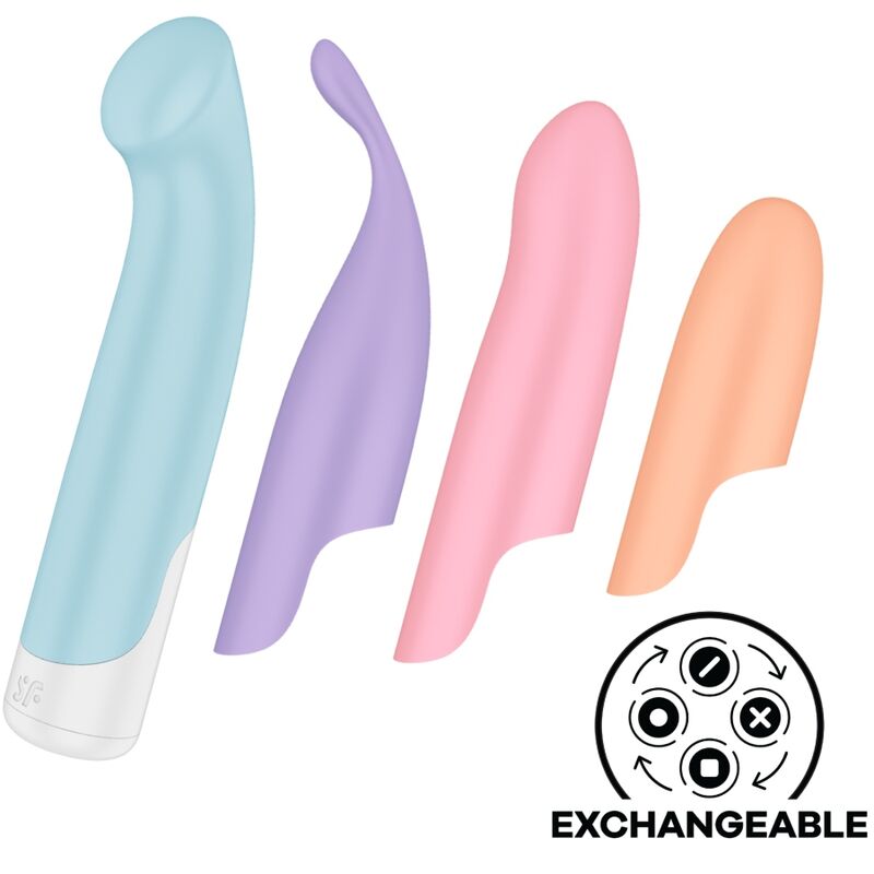 SATISFYER - PLAYFUL FOUR SET VIBRATORS 4 IN 1 + POWER BULLET - 6