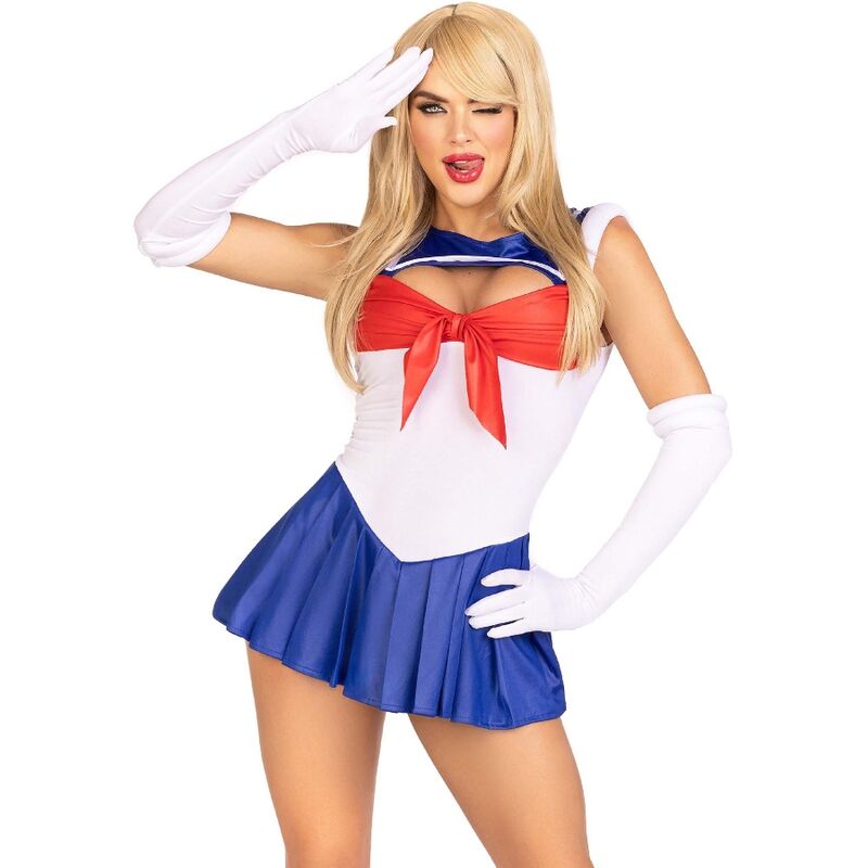 LEG AVENUE - COSTUME SEXY SAILOR MULTICOLOR M - 2